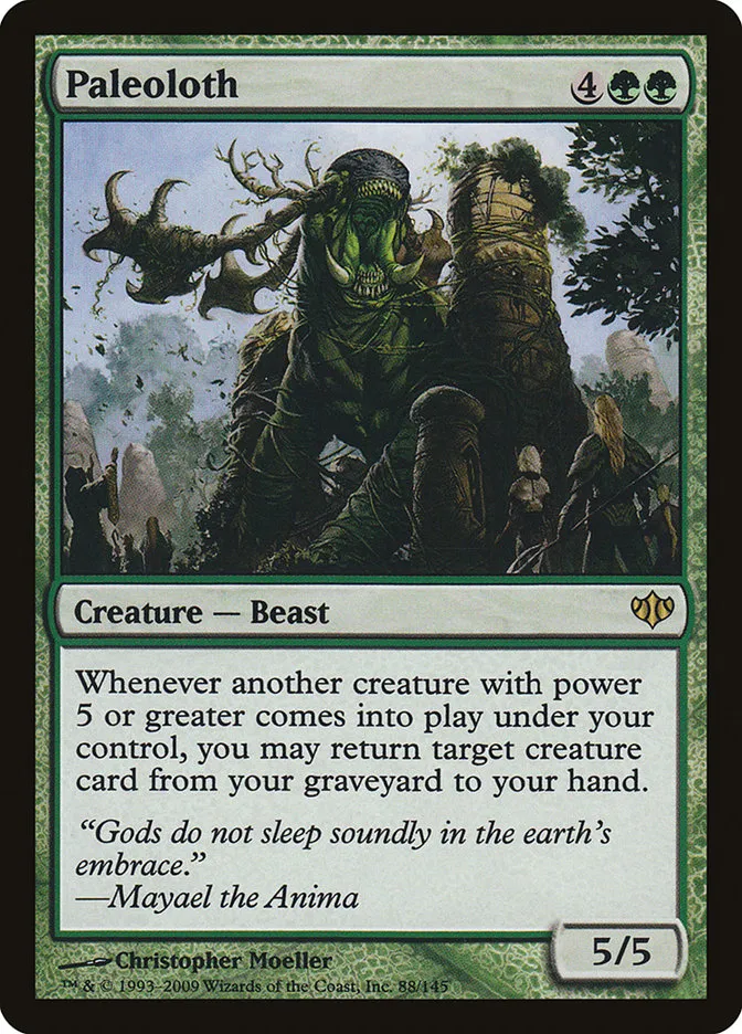 2009 Conflux Paleoloth rare #88 unlisted card image
