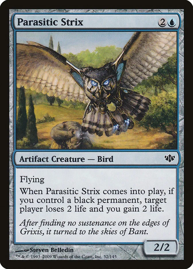 2009 Conflux Parasitic Strix common #32 unlisted card image