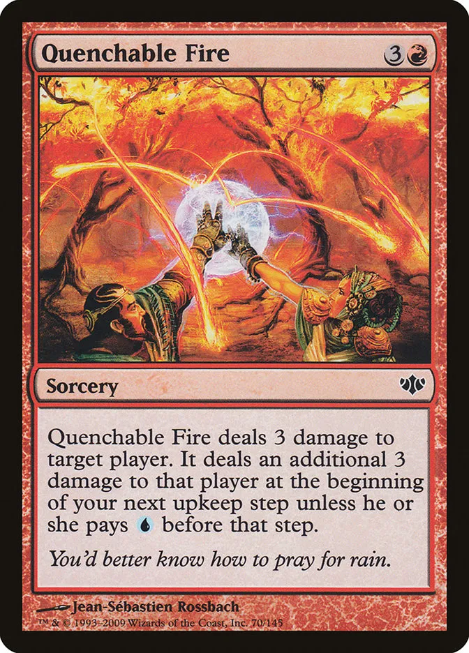 2009 Conflux Quenchable Fire common #70 unlisted card image