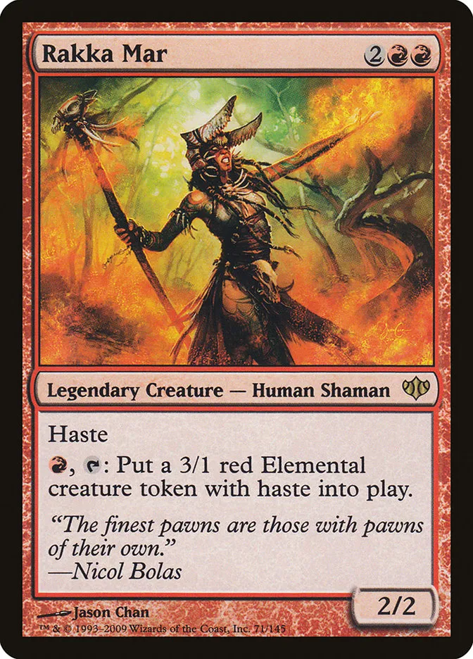 2009 Conflux Rakka Mar rare #71 unlisted card image