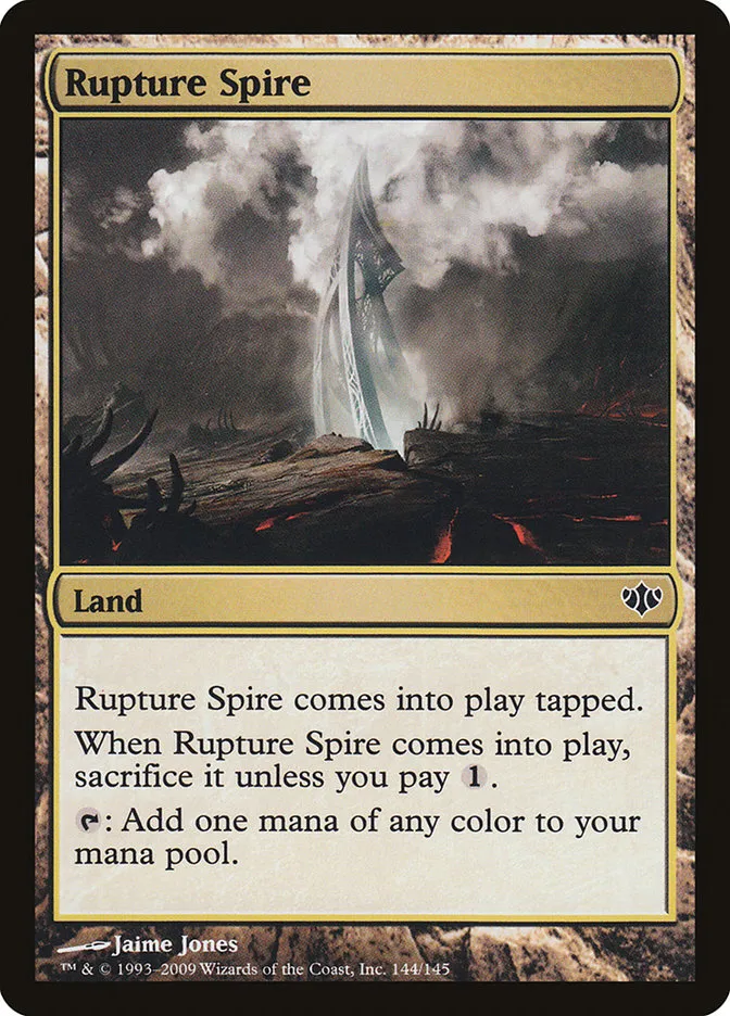 2009 Conflux Rupture Spire common #144 unlisted card image