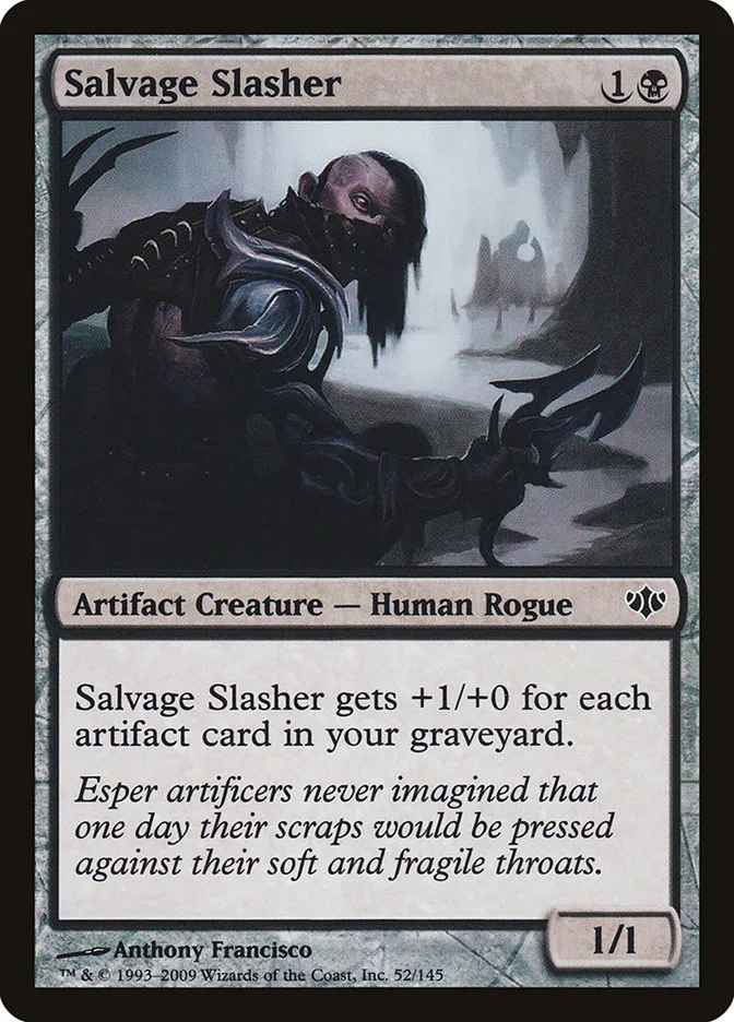 2009 Conflux Salvage Slasher common #52 unlisted card image
