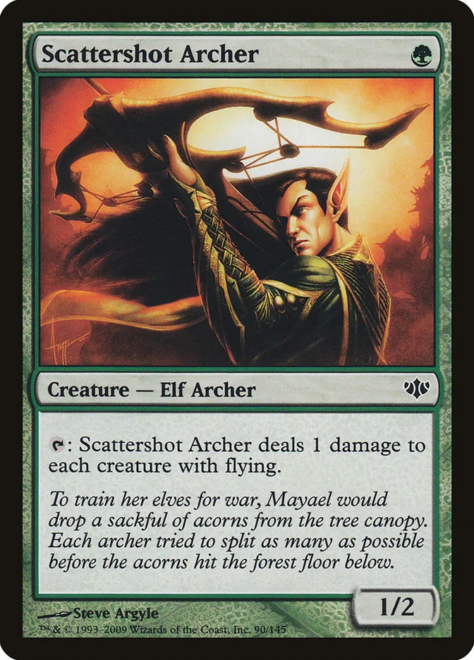 2009 Conflux Scattershot Archer common #90 unlisted card image