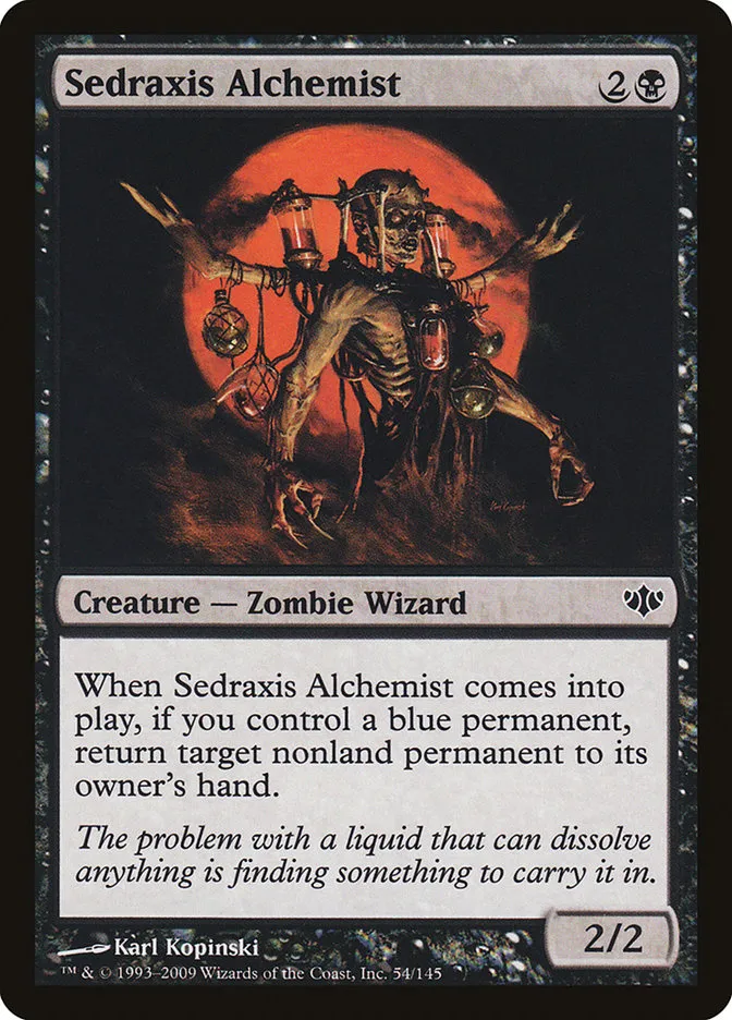 2009 Conflux Sedraxis Alchemist common #54 unlisted card image