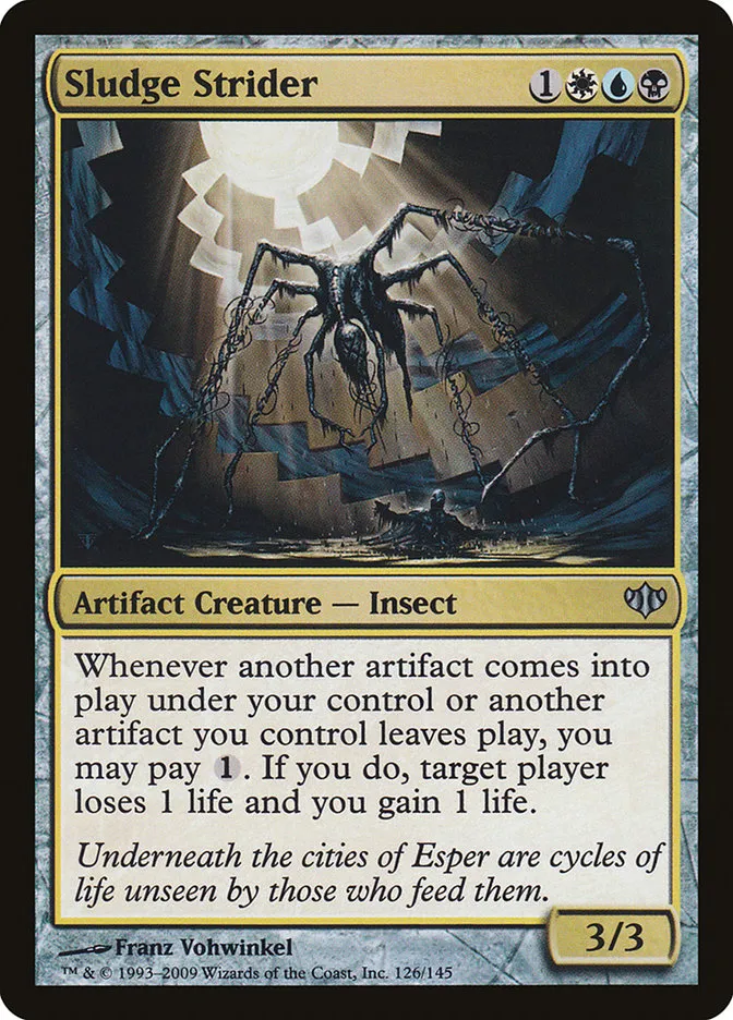 2009 Conflux Sludge Strider uncommon #126 unlisted card image
