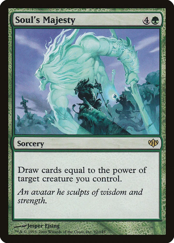 2009 Conflux Soul's Majesty rare #92 unlisted card image