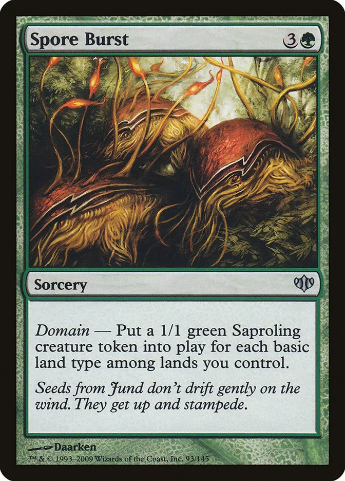 2009 Conflux Spore Burst uncommon #93 unlisted card image