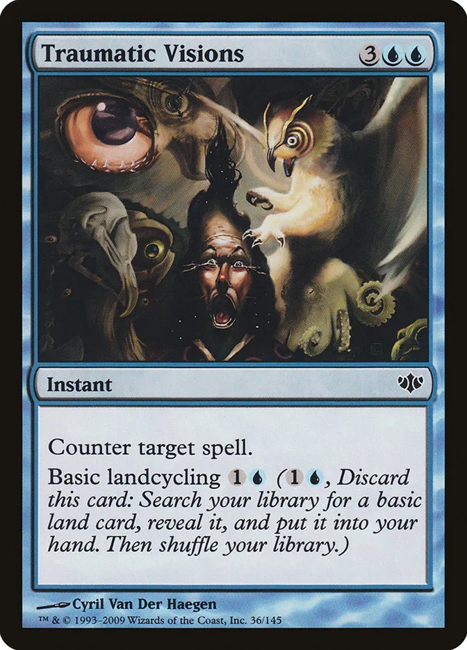 2009 Conflux Traumatic Visions common #36 unlisted card image