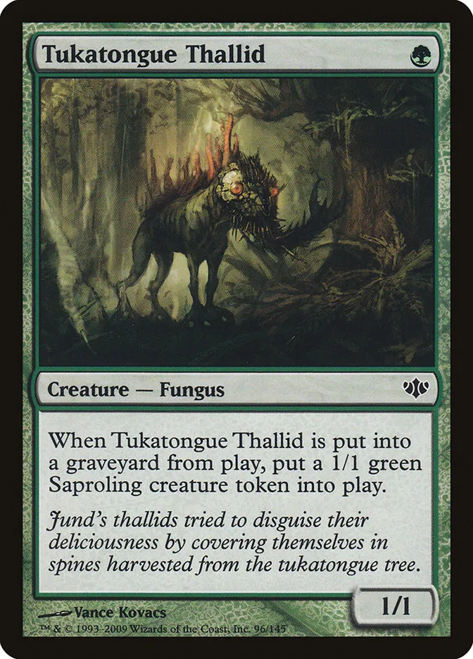 2009 Conflux Tukatongue Thallid common #96 unlisted card image