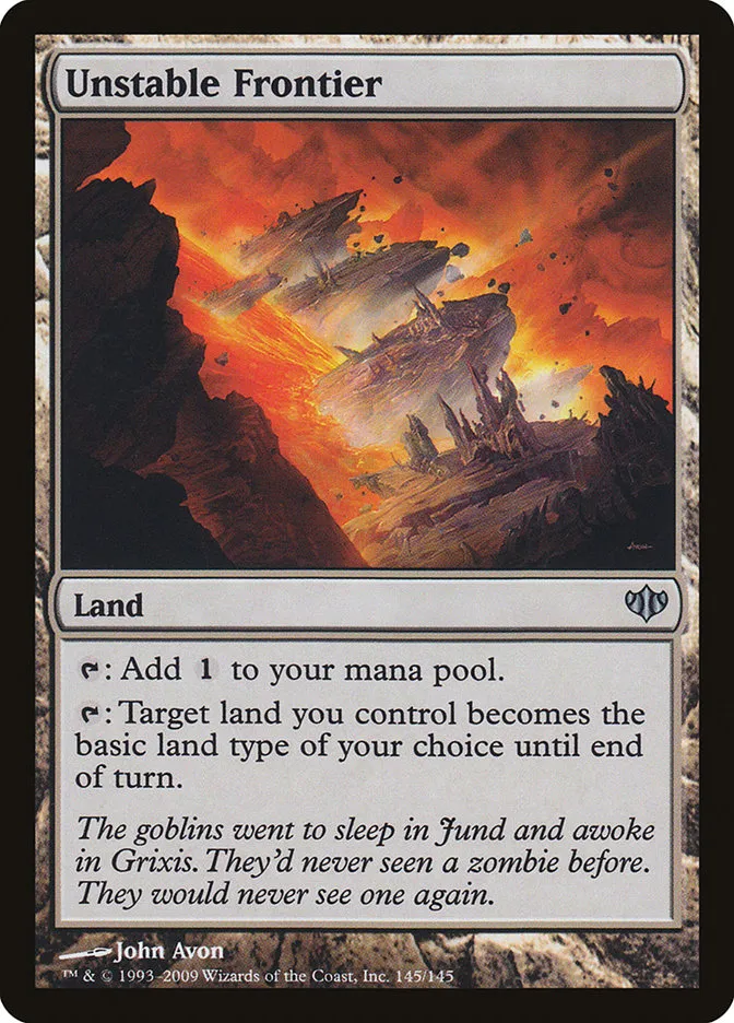 2009 Conflux Unstable Frontier uncommon #145 unlisted card image