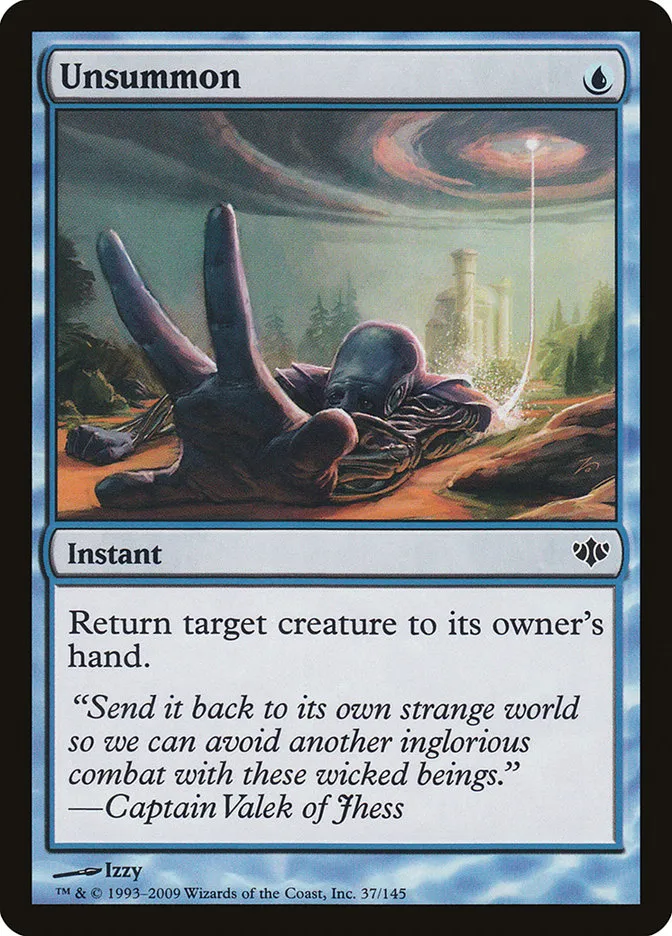 2009 Conflux Unsummon common #37 unlisted card image