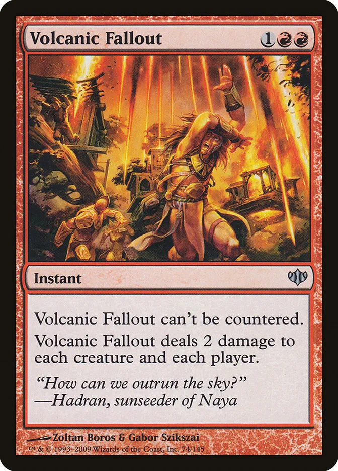 2009 Conflux Volcanic Fallout uncommon #74 unlisted card image