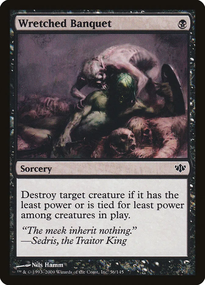 2009 Conflux Wretched Banquet common #56 unlisted card image