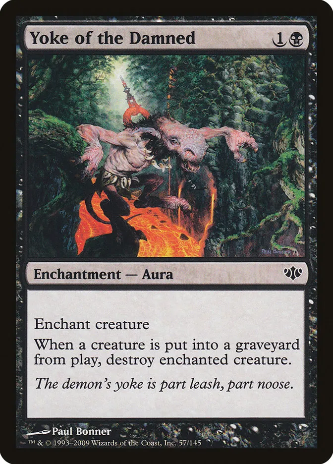 2009 Conflux Yoke of the Damned common #57 unlisted card image