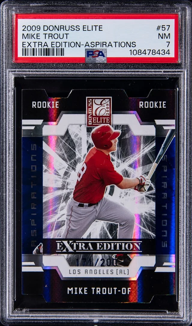 2009 Donruss Elite Extra Edition Mike Trout Aspirations #57 card image
