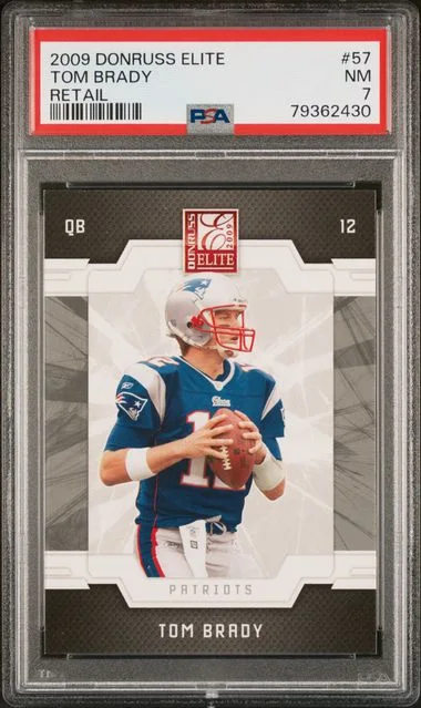 2009 Donruss Elite Tom Brady Retail #57 card image