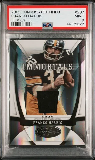 2009 Donruss Franco Harris Certified #207 card image