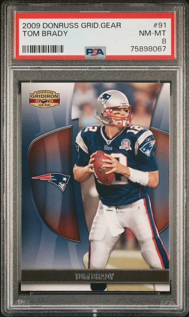 2009 Donruss Tom Brady Gridiron Gear #91 card image