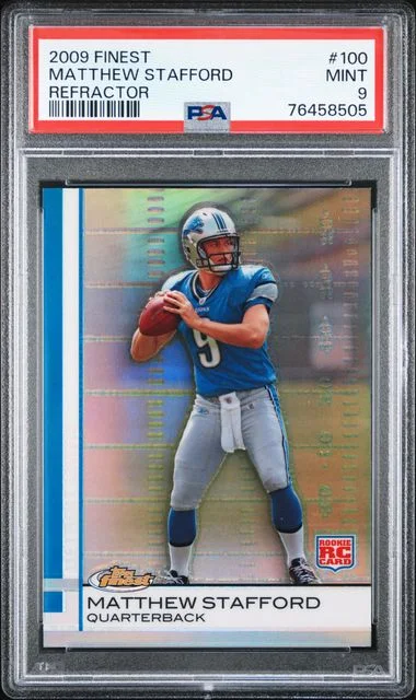 2009 Finest Matthew Stafford Refractor #100 card image