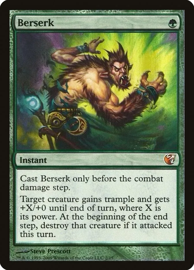 2009 From the Vault: Exiled Berserk mythic #2 unlisted card image