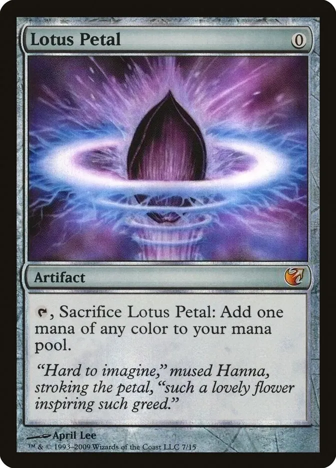 2009 From the Vault: Exiled Lotus Petal mythic #7 unlisted card image