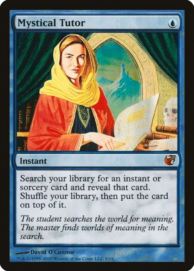 2009 From the Vault: Exiled Mystical Tutor mythic #8 unlisted card image