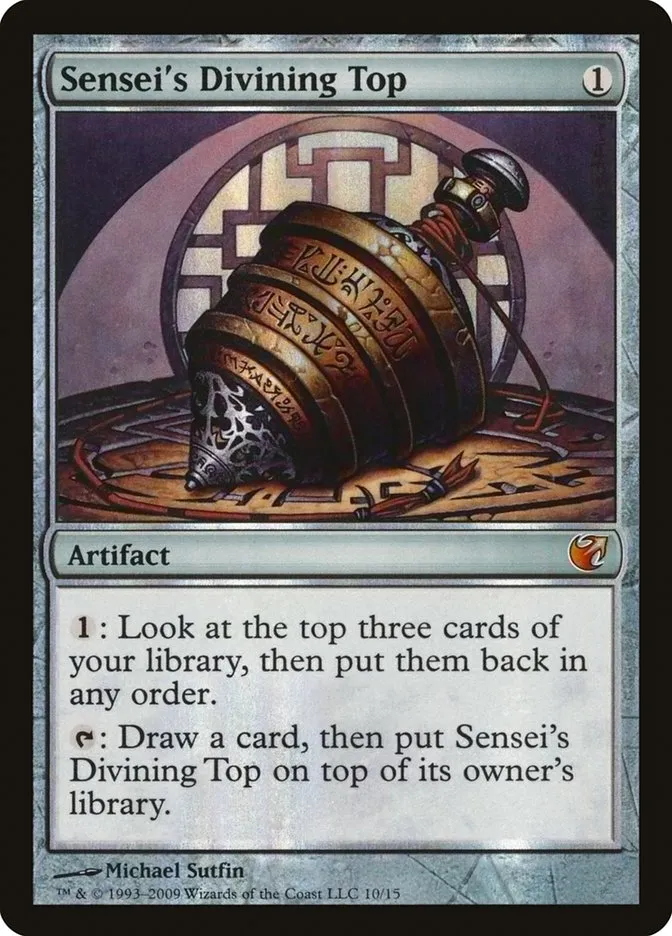 2009 From the Vault: Exiled Sensei's Divining Top mythic #10 unlisted card image
