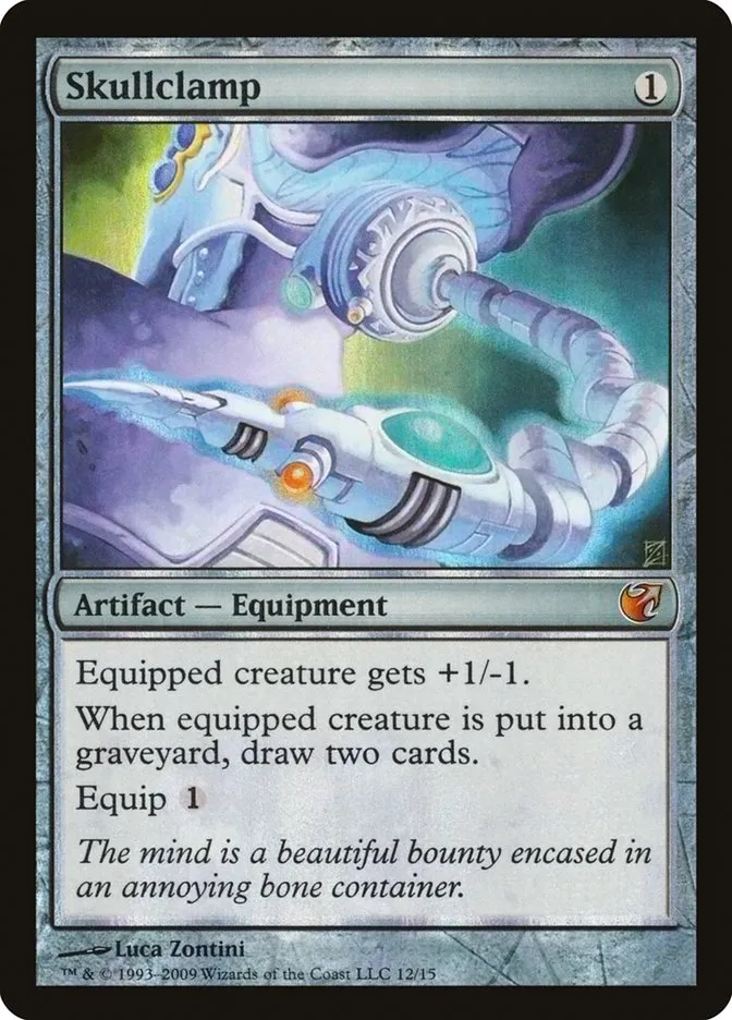 2009 From the Vault: Exiled Skullclamp mythic #12 unlisted card image