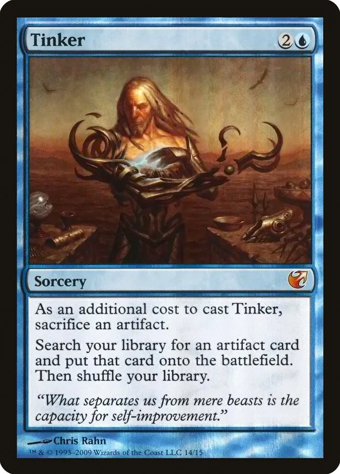 2009 From the Vault: Exiled Tinker mythic #14 unlisted card image