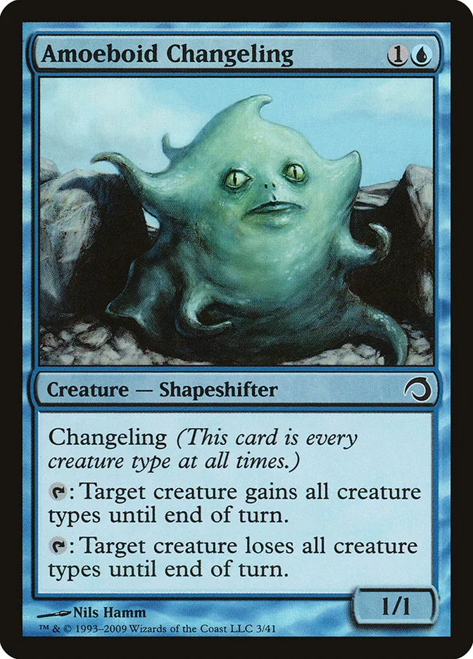 2009 Premium Deck Series: Slivers Amoeboid Changeling common #3 common card image