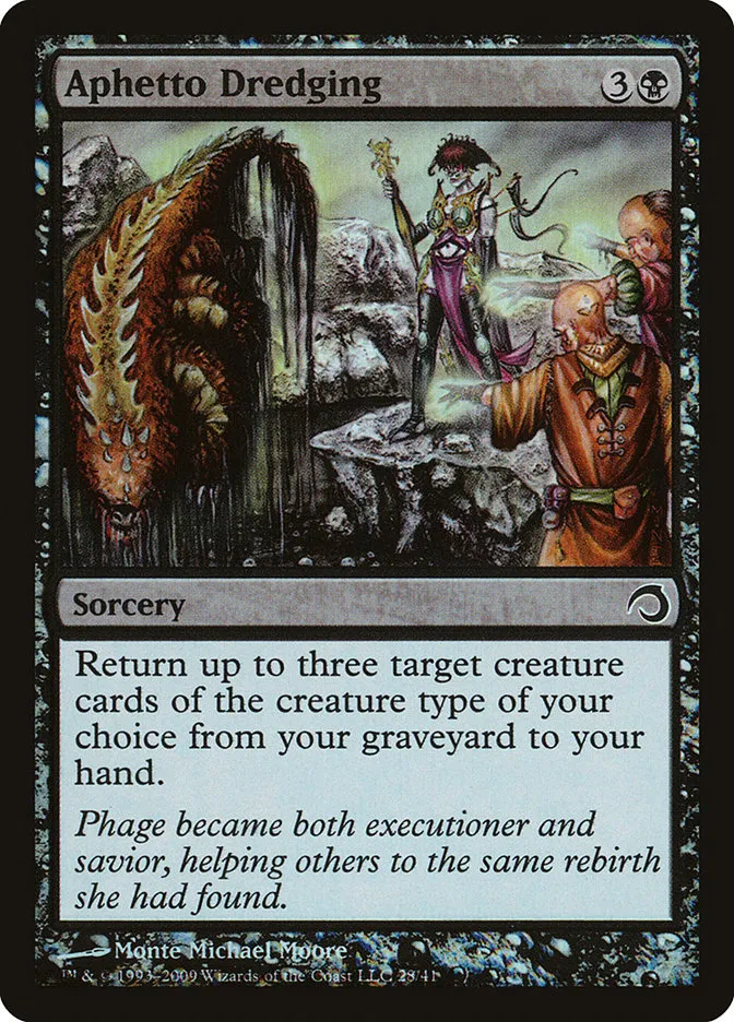 2009 Premium Deck Series: Slivers Aphetto Dredging common #28 common card image