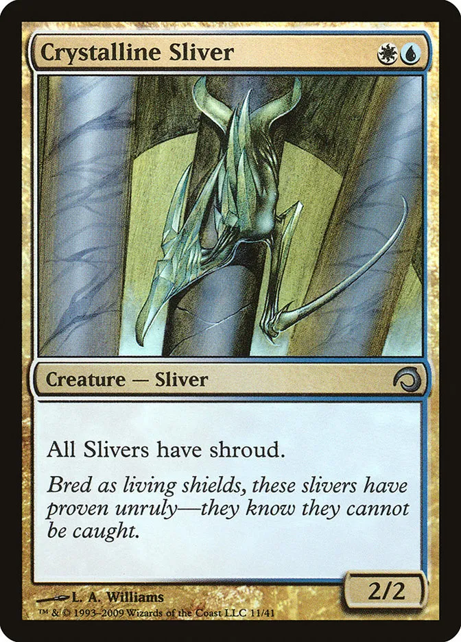 2009 Premium Deck Series: Slivers Crystalline Sliver uncommon #11 uncommon card image