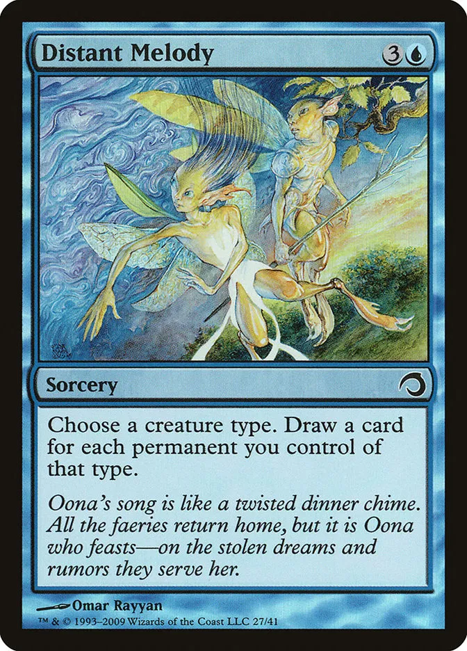 2009 Premium Deck Series: Slivers Distant Melody common #27 common card image