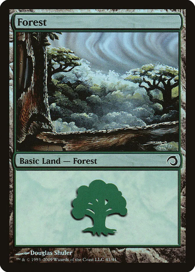 2009 Premium Deck Series: Slivers Forest common #41 common card image