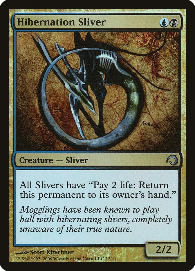 2009 Premium Deck Series: Slivers Hibernation Sliver uncommon #12 uncommon card image