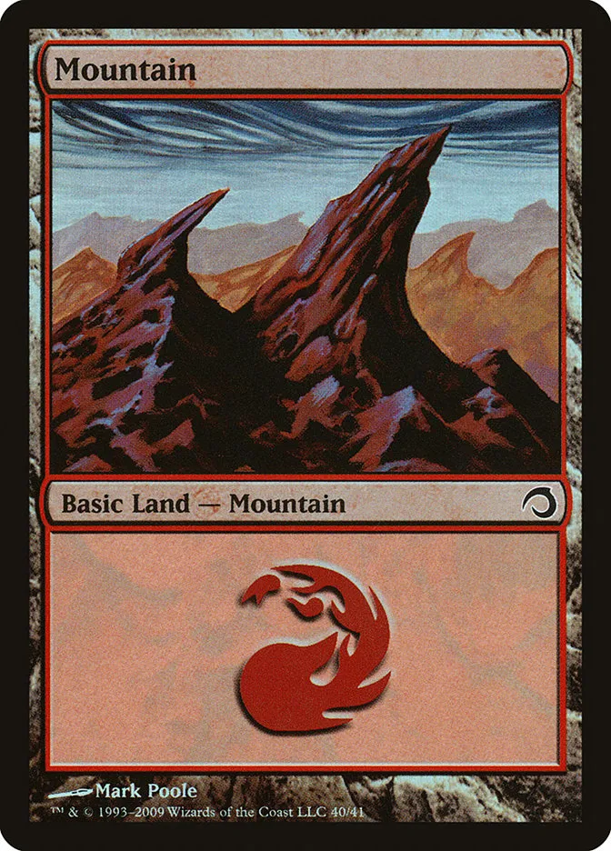 2009 Premium Deck Series: Slivers Mountain common #40 common card image