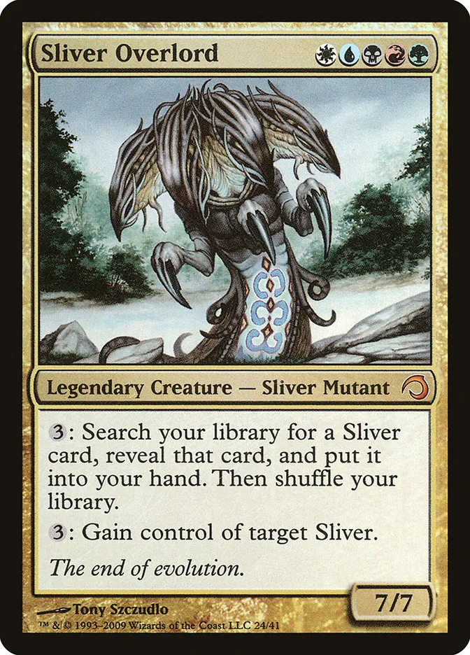 2009 Premium Deck Series: Slivers Sliver Overlord mythic #24 mythic card image