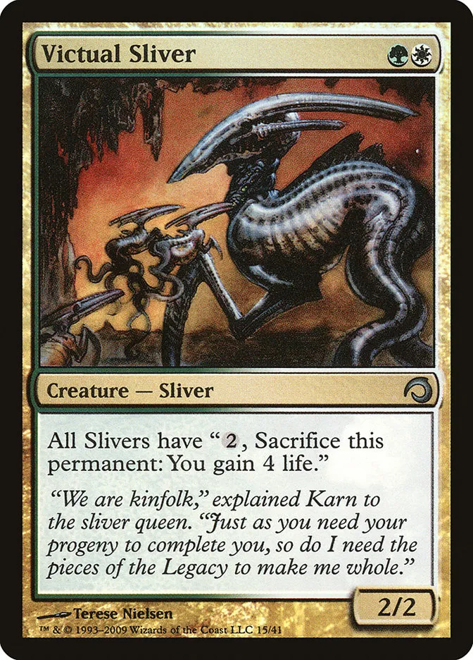 2009 Premium Deck Series: Slivers Victual Sliver uncommon #15 uncommon card image