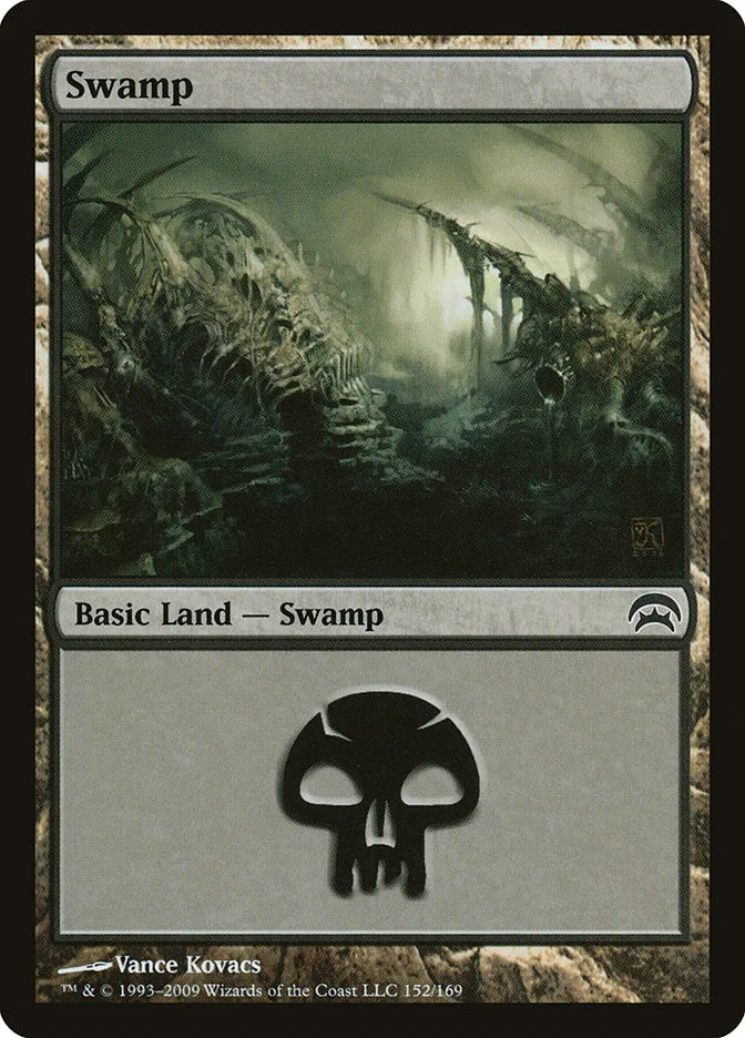 2009 Planechase Swamp common #152 common card image