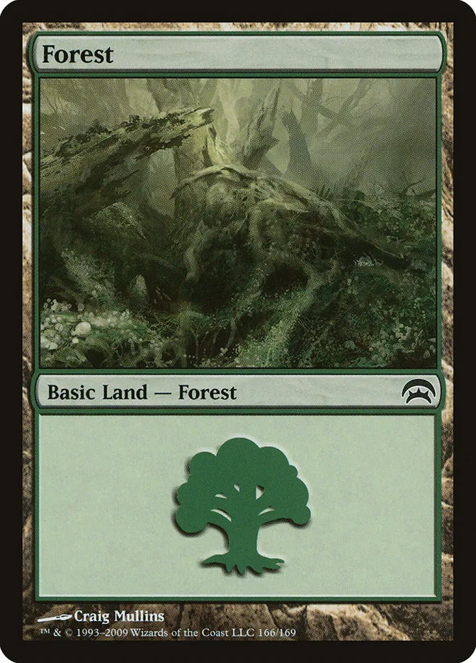 2009 Planechase Forest common #166 common card image