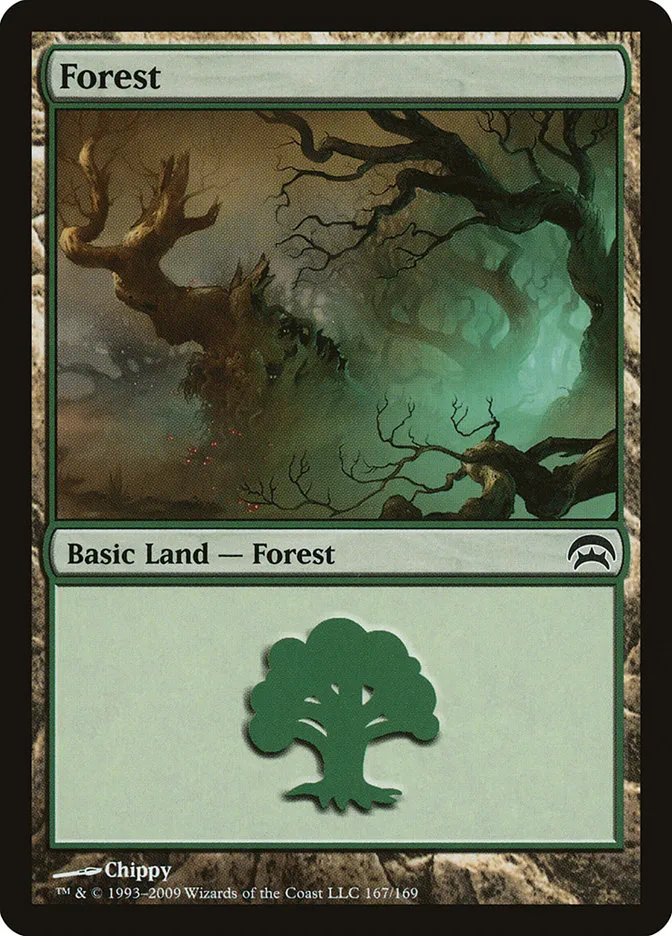 2009 Planechase Forest common #167 common card image