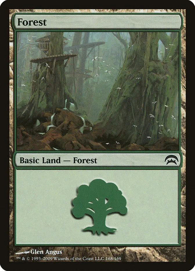 2009 Planechase Forest common #168 common card image