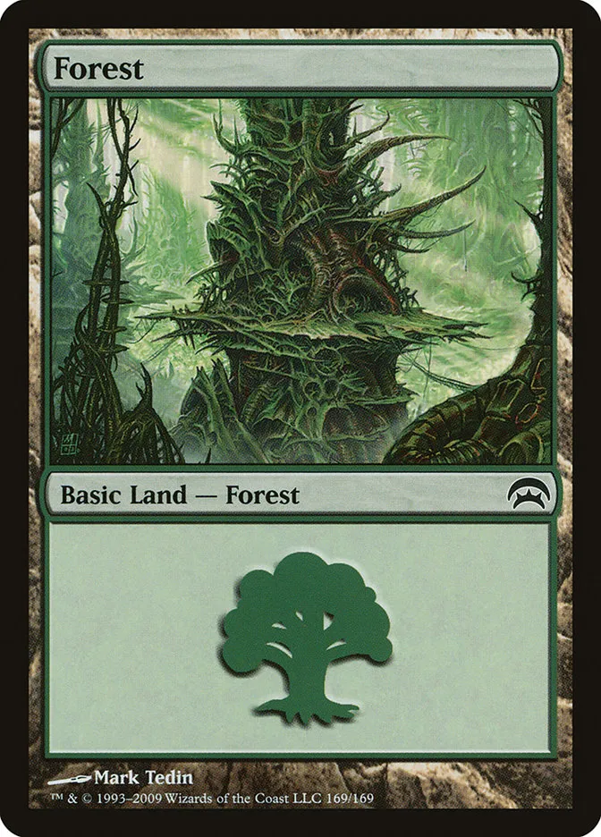 2009 Planechase Forest common #169 common card image