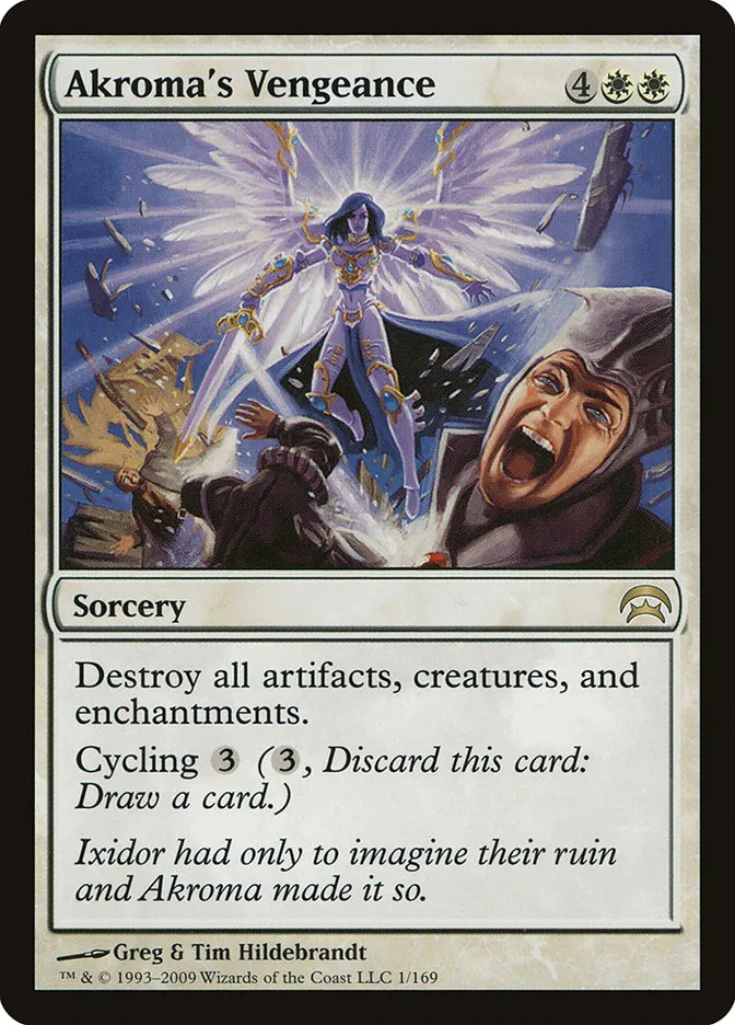 2009 Planechase Akroma's Vengeance rare #1 rare card image