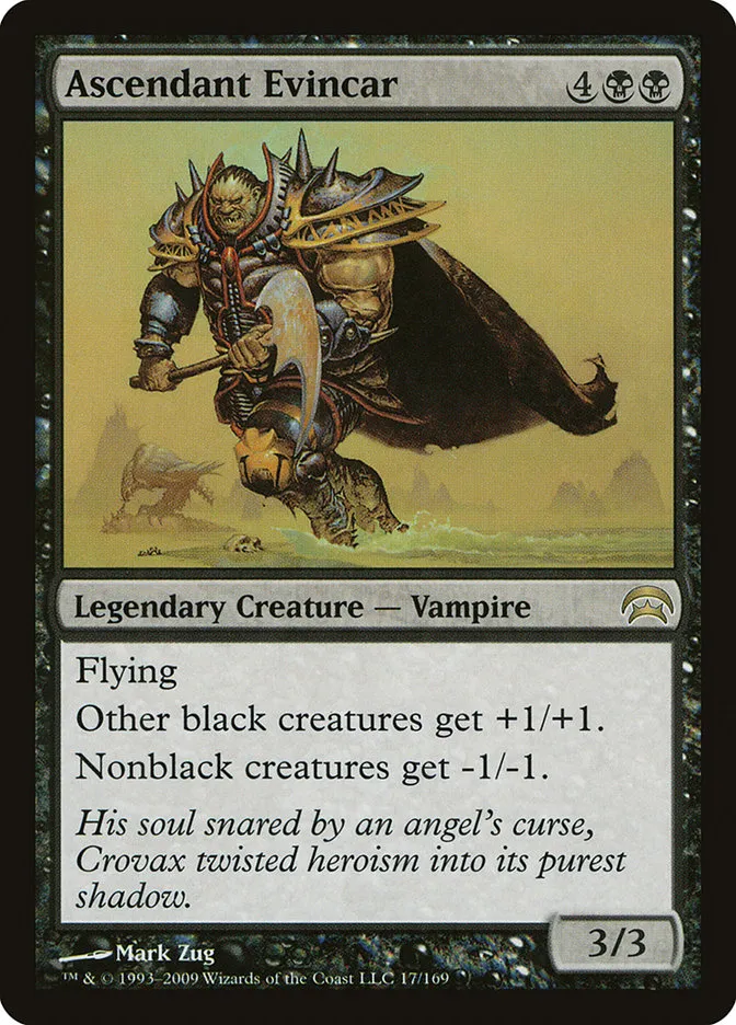 2009 Planechase Ascendant Evincar #17 rare card image