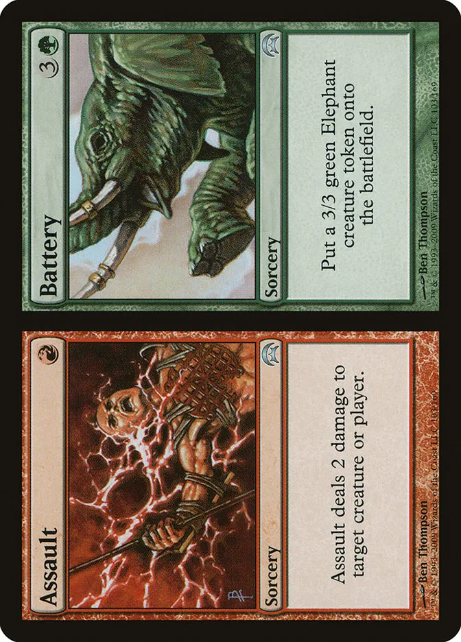 2009 Planechase Assault // Battery uncommon #103 uncommon card image