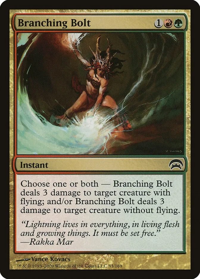 2009 Planechase Branching Bolt common #83 common card image