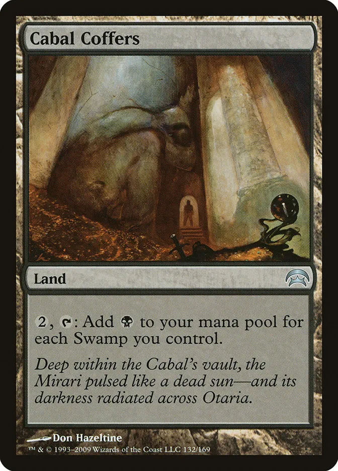 2009 Planechase Cabal Coffers #132 uncommon card image