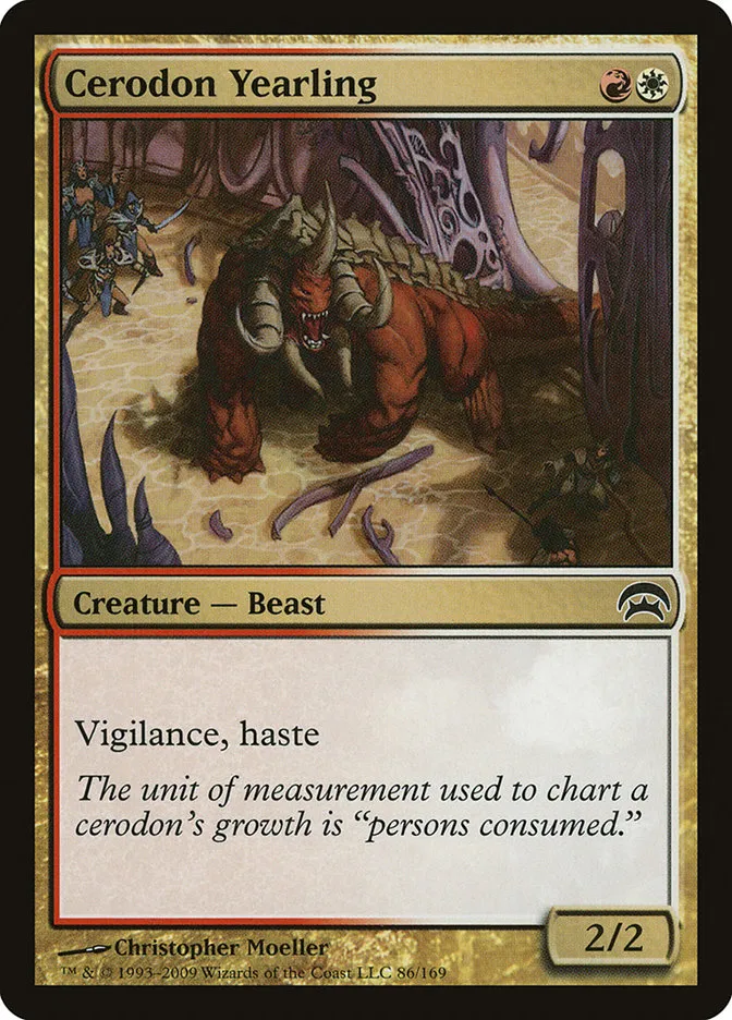 2009 Planechase Cerodon Yearling common #86 common card image
