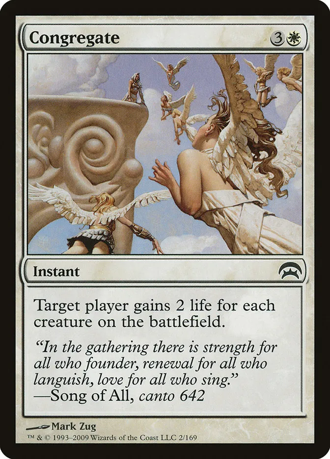 2009 Planechase Congregate common #2 common card image